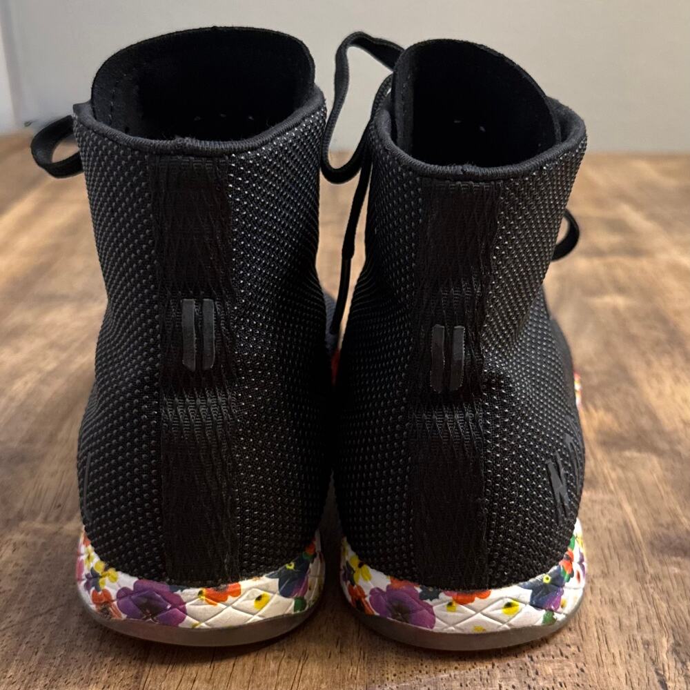 NOBULL Outwork High-Top Trainer CrossFit Shoe Black Floral Women US 8.5 EU 40 - Picture 5 of 10